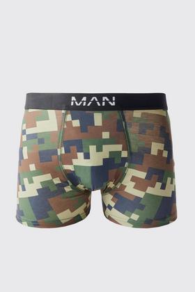 Men's Abstract Print Boxers