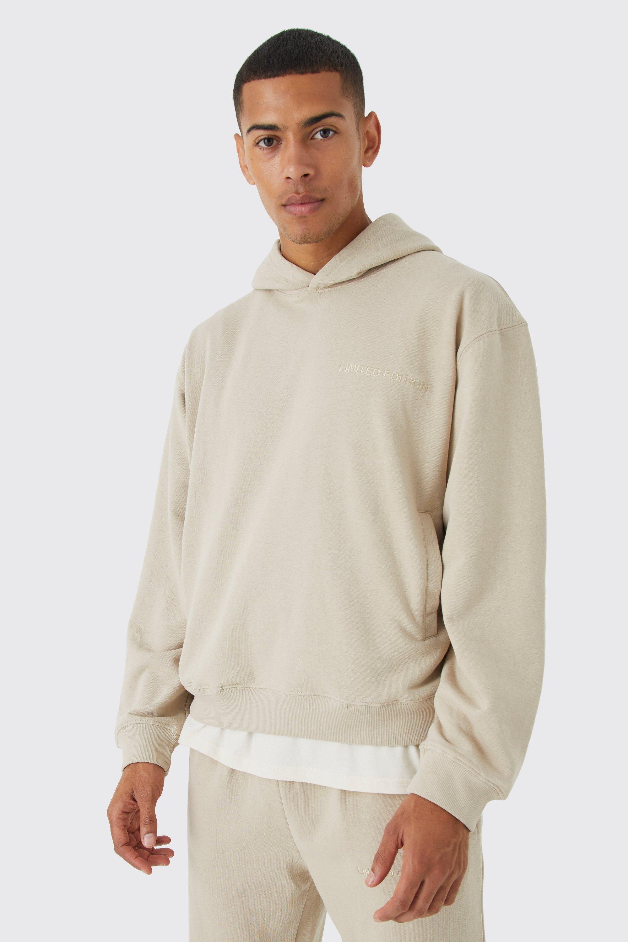 Oversized cropped store hoodie men's