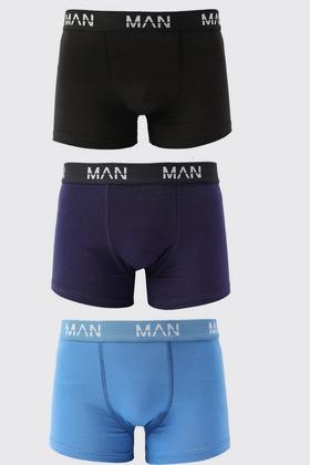 5 Pack Mix Colour MAN Signature Trunks