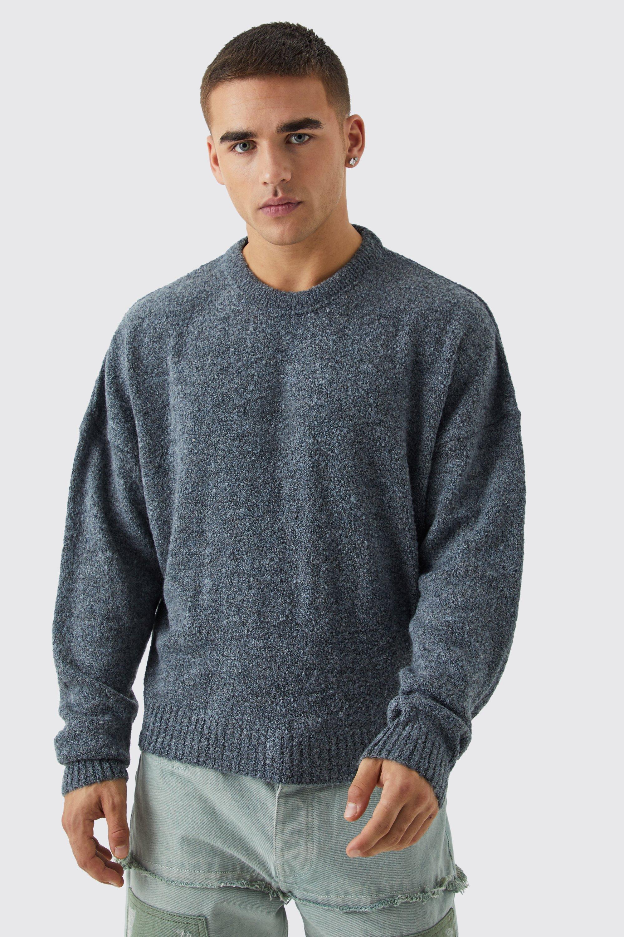 Big and tall sale sweaters with elbow patches