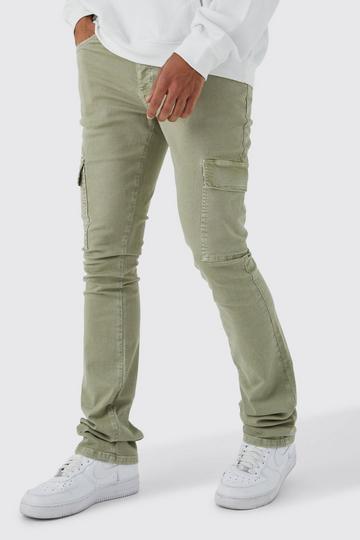 Men's olive green cargo pants