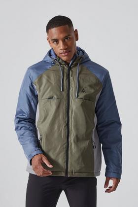 Men's Active Matte Zip Through Windbreaker