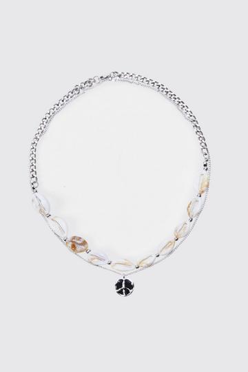 Shell Necklace silver