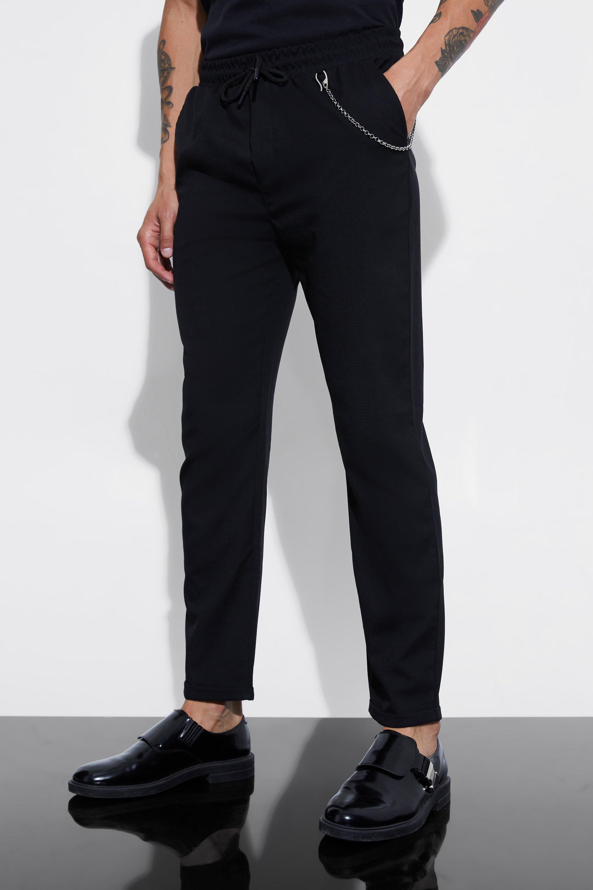 MONARI Drainpipe trousers with decorative seams | Emporium