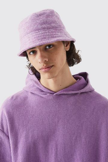 Brushed Heavyweight Bucket Hat lilac