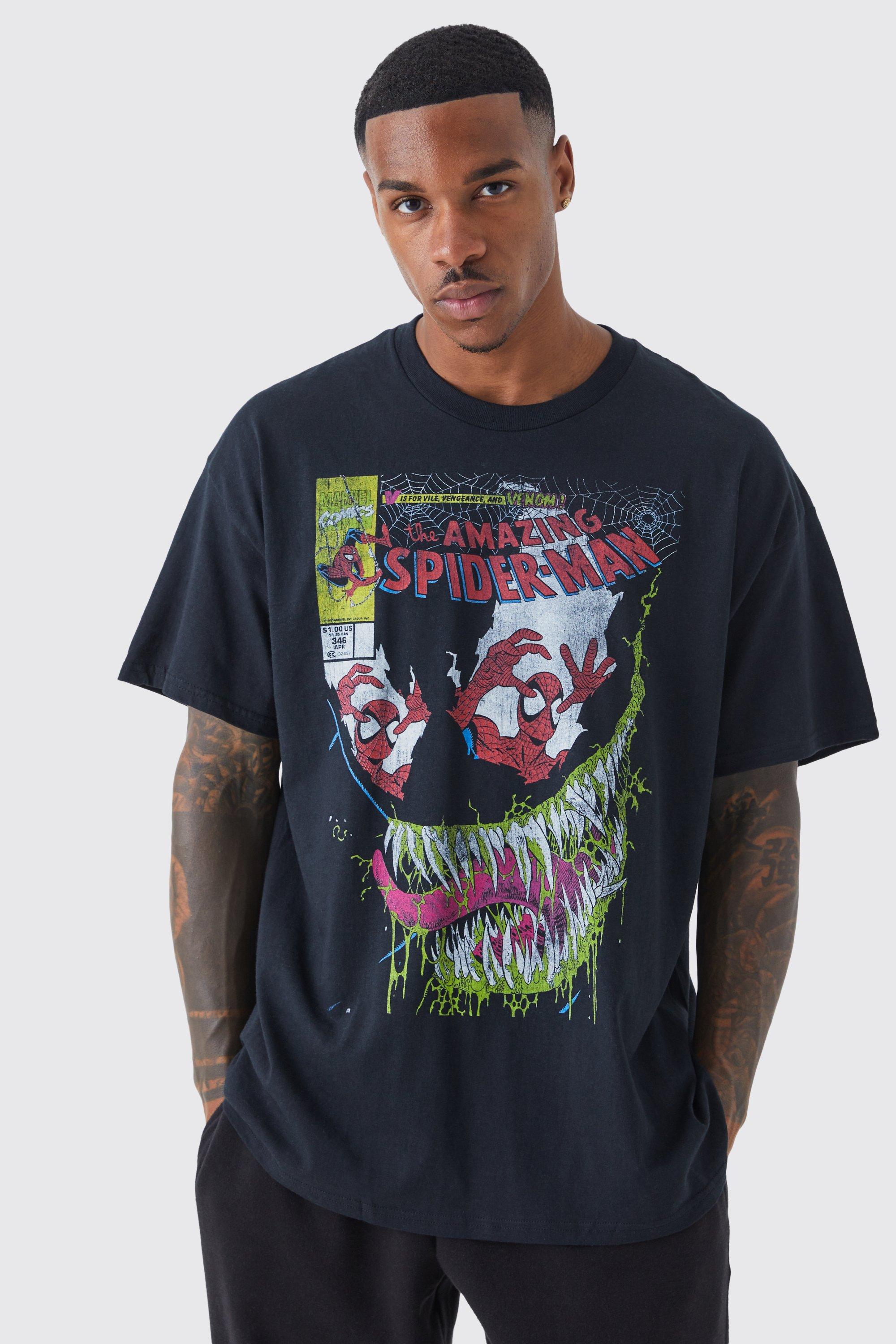 Men's Oversized Pop Smoke License T-shirt | Boohoo UK