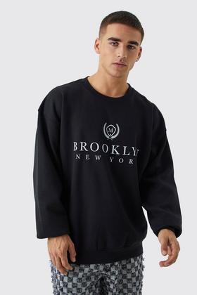 Oversized Worldwide Car Graphic Sweatshirt