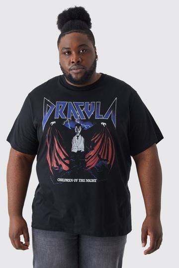 Black Plus Dracula License T-shirt