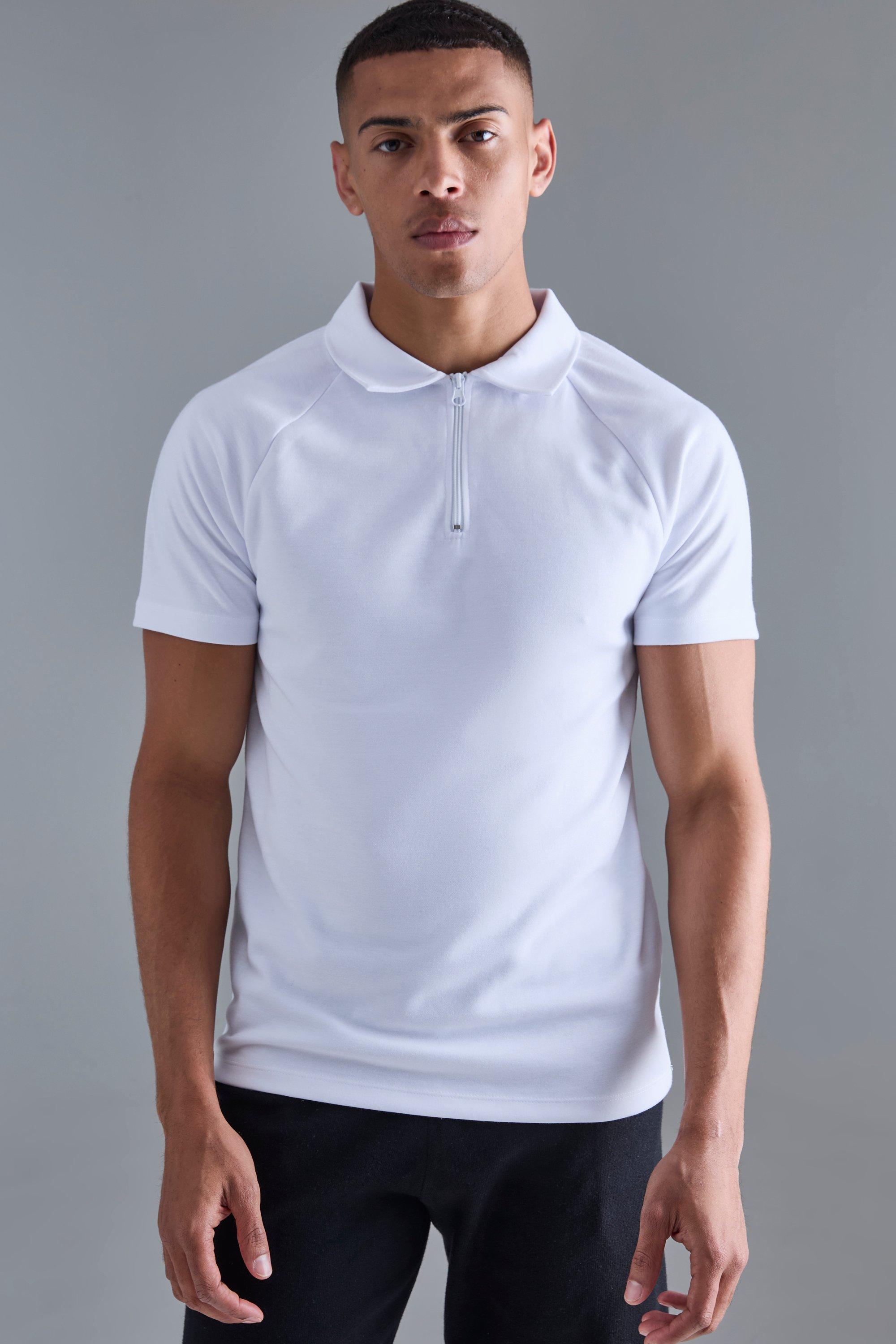 White shirt outlet polo