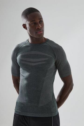 Man Active Seamless T-shirt sage