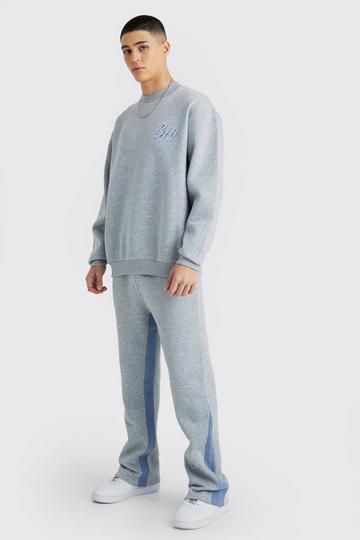 Grey Man Extended Neck Gusset Tracksuit