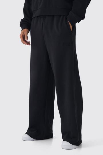 Black EDITION Extreme Wide Leg Heavyweight Joggers