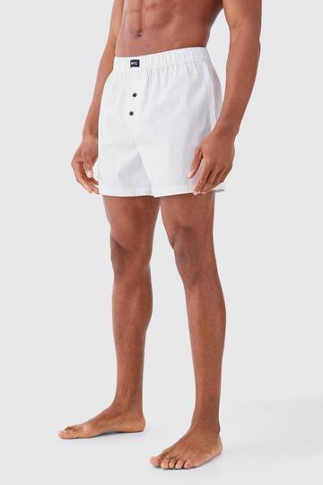 Ofcl Woven Boxer Shorts white