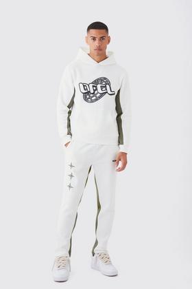 Ofcl Studio Embroidered Hooded Tracksuit