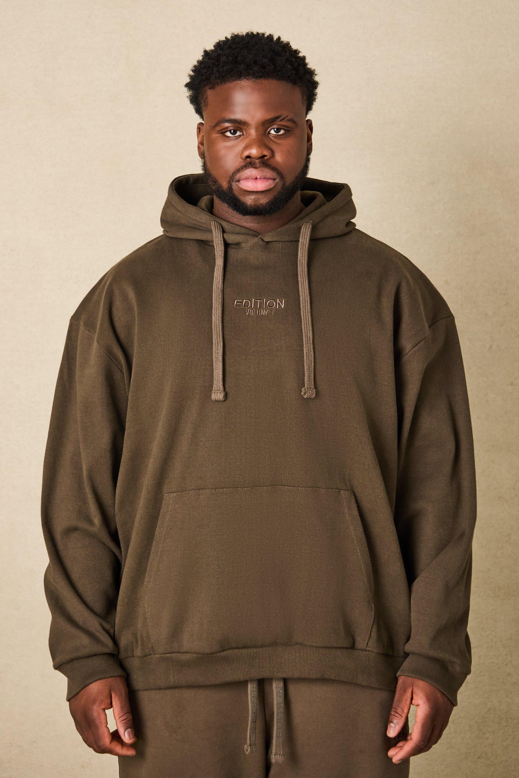 Chocolate coloured outlet hoodie