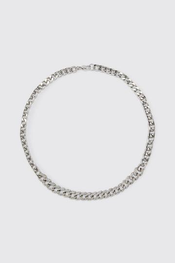 Iced Chain Necklace silver