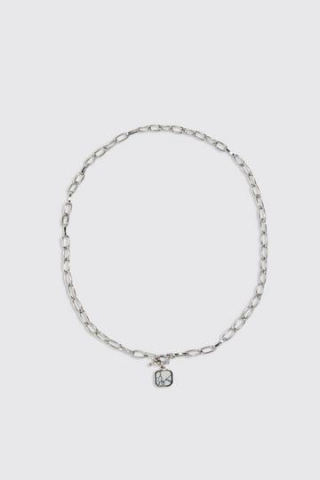 Pendant Chain Necklace silver