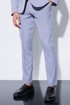 Men's Elasticated Slim Crop Tailored Trouser