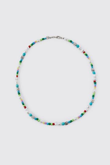 Bead Chain Necklace multi