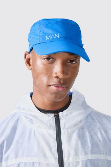 Man Active Perforated Reflective Cap blue