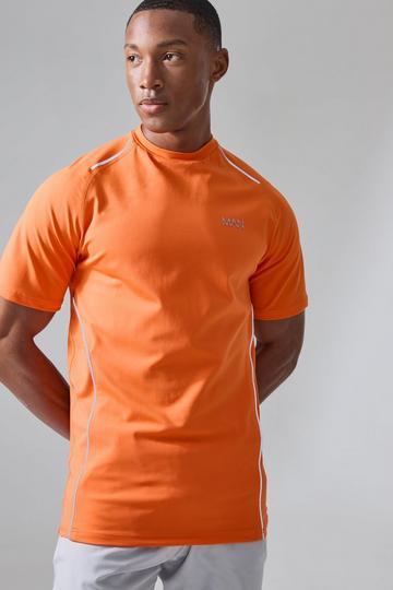 Man Active Muscle Fit Running T-shirt orange