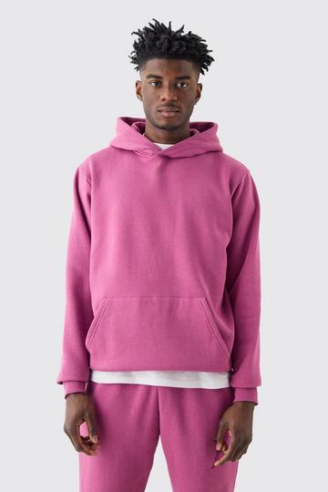 Over The Head Basic Hoodie rose