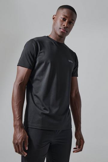 Man Active Performance Gym Tshirt black