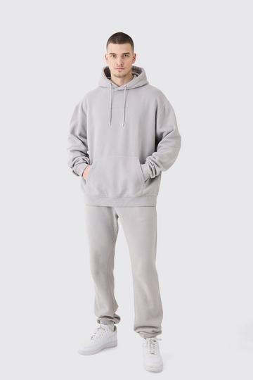Tall Man Signature All Over Print Hoodie Tracksuit grey marl