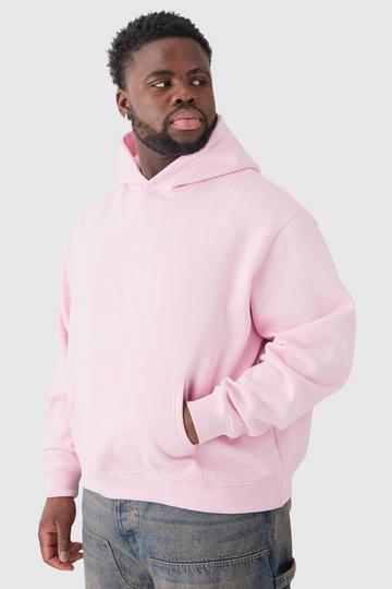 Plus Oversized Boxy Over The Head Hoodie lilac