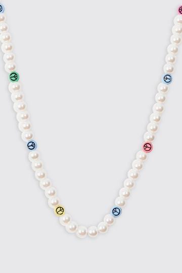 Pearl And Bead Mix Necklace In Multi multi