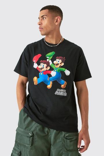 Loose Super Mario License T-shirt black
