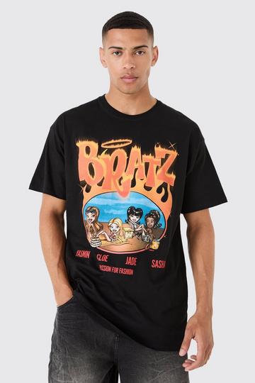 Loose Bratz Holidays License T-shirt black