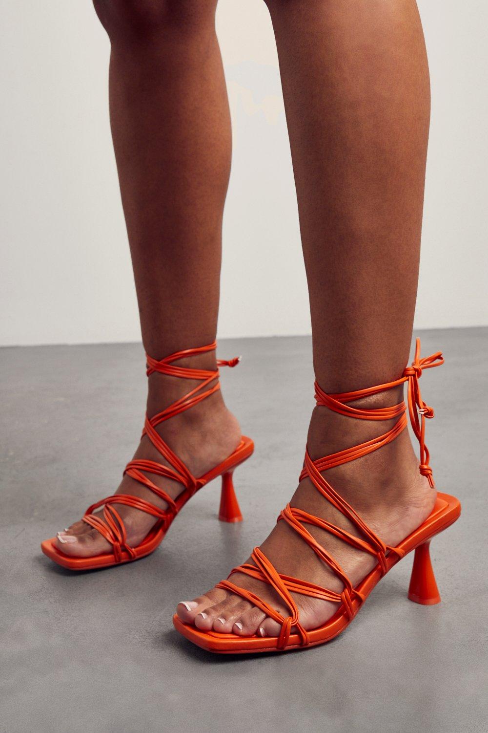 Amazon.com | MLAGJSS Womens Wedge Sandals size9 black wedge heels orange  sandals womens platform heels(0505A144 Orange,Size 7) | Heeled Sandals