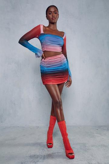 Tailored Micro Mini Skirt & Bralet Co-ord