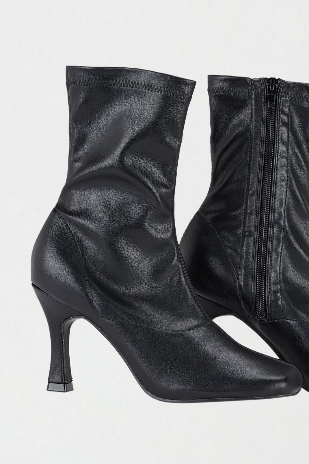 105 Xena Square Toe Stretch Ankle Boot image number 2
