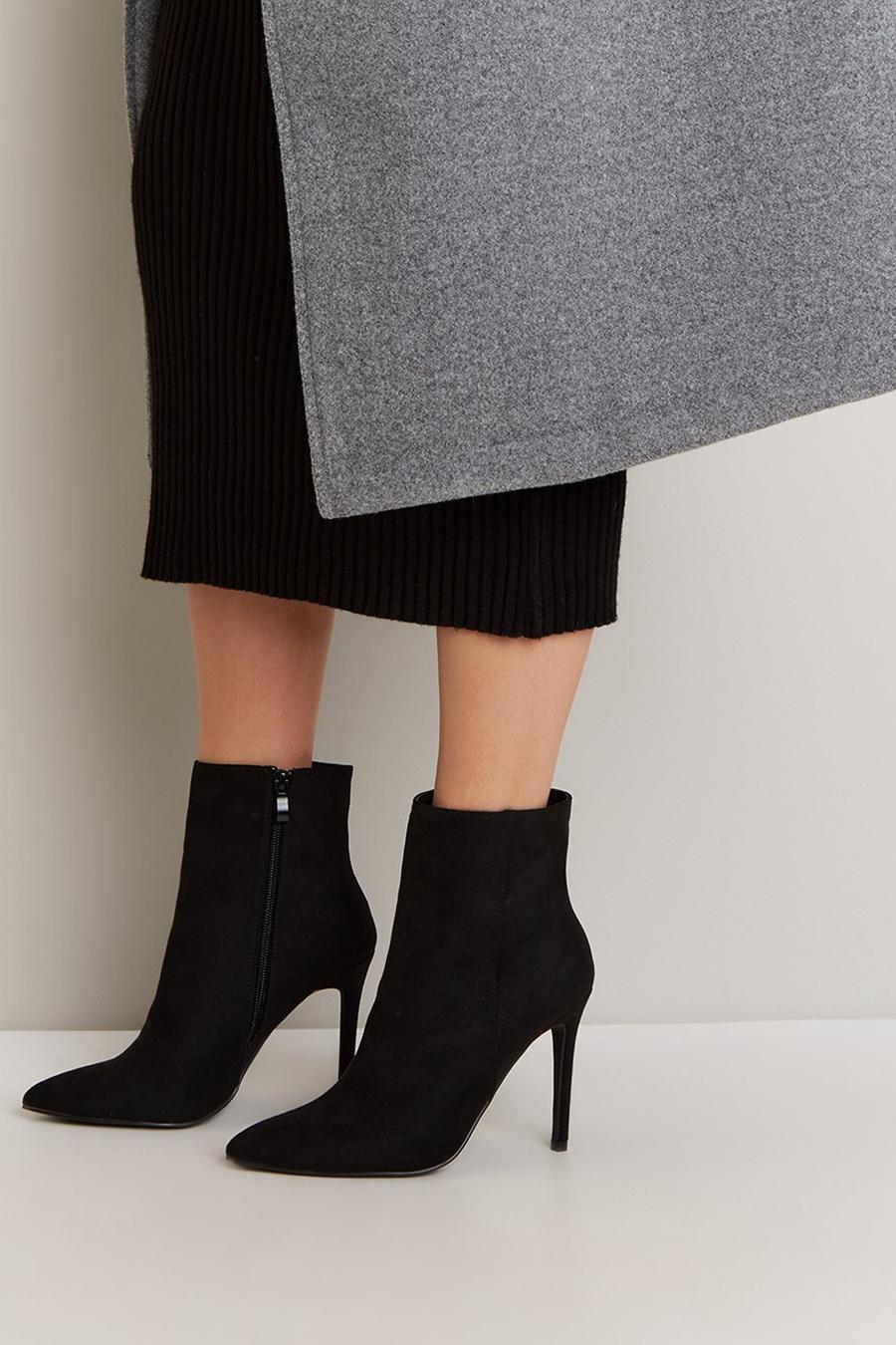 Alana Pointed Heeled Ankle Boot