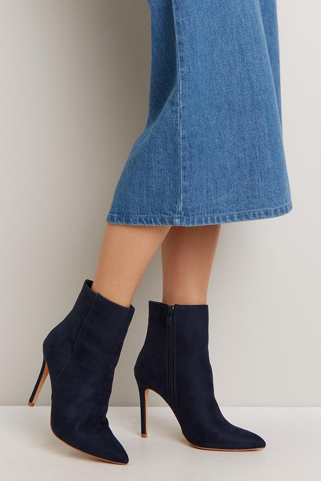148 Alana Pointed Heeled Ankle Boot image number 2