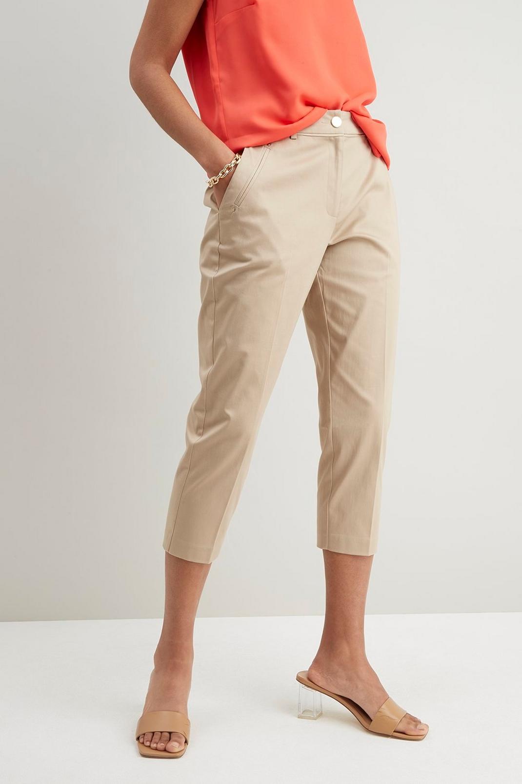 165 Petite Stretch Crop Trouser image number 2