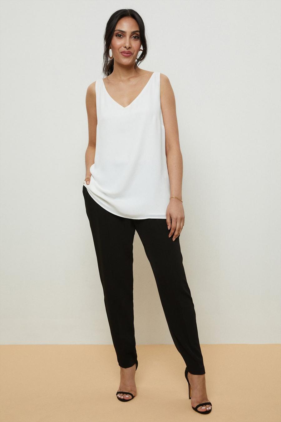 Petite Pull On Trousers
