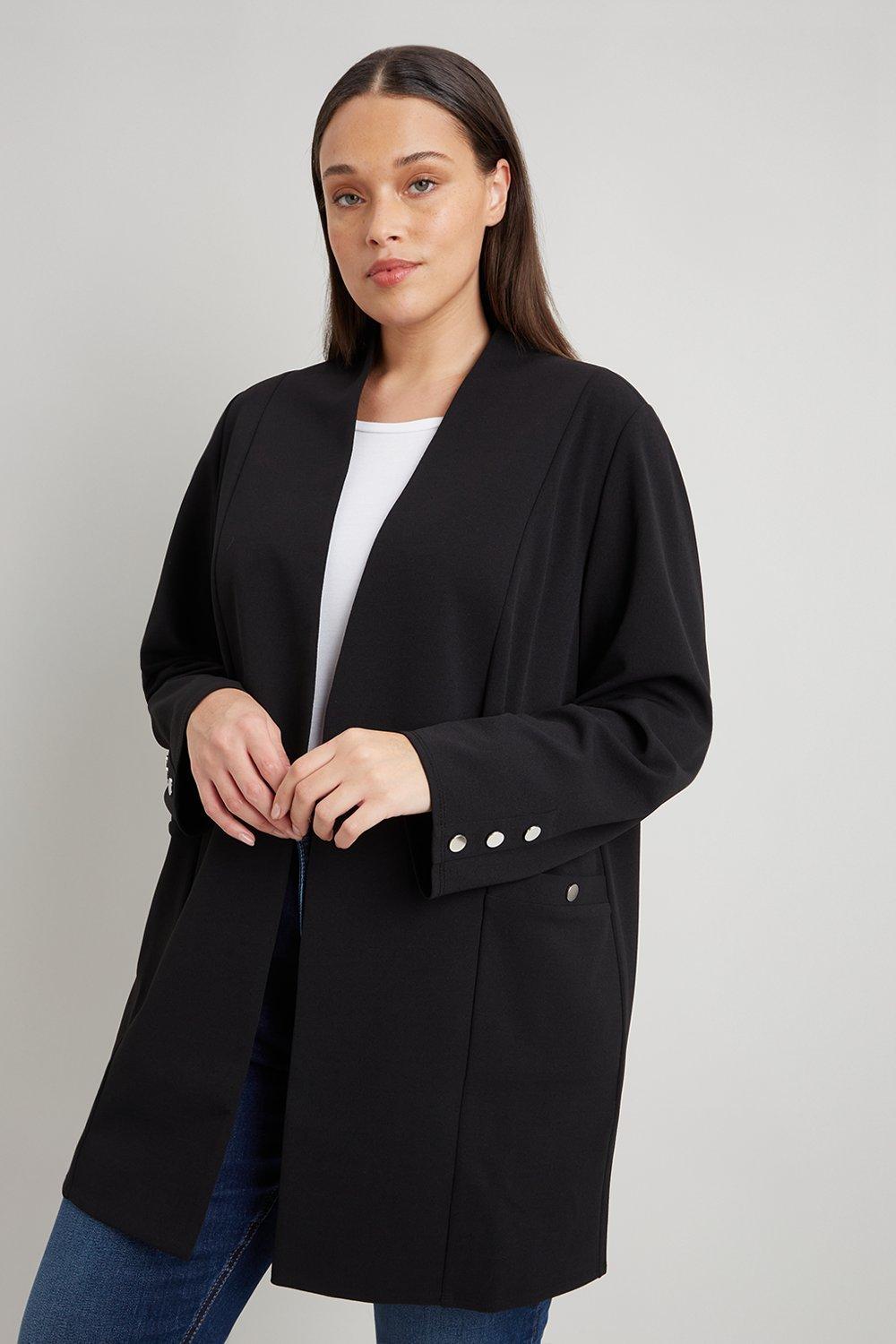 tailored longline jacket