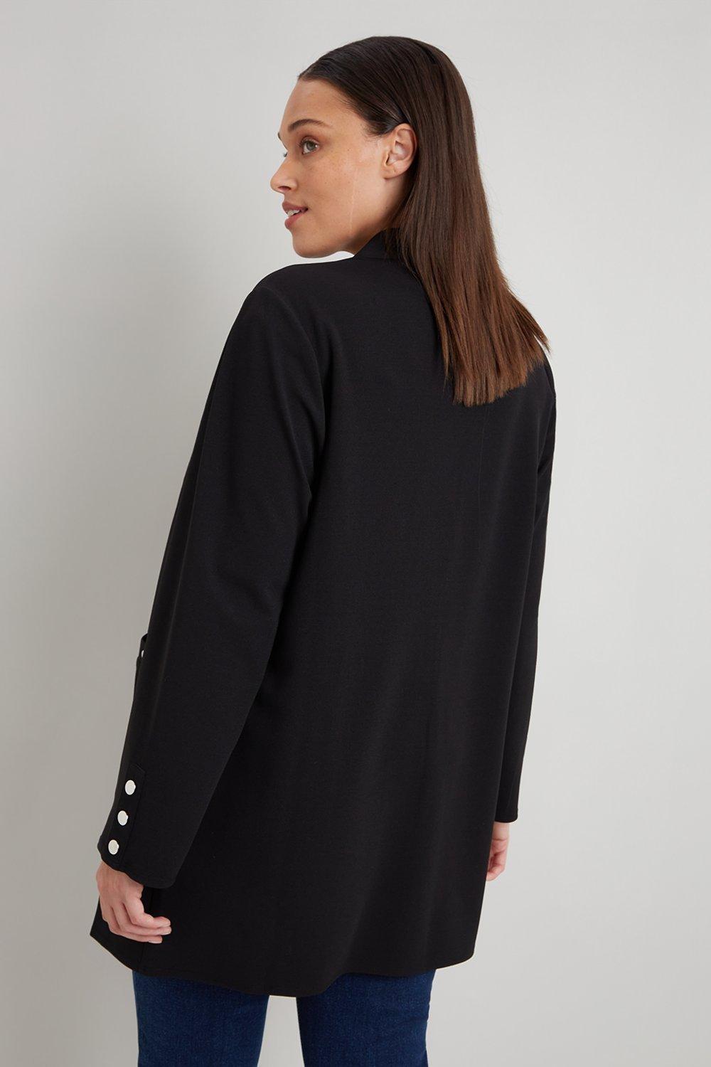 tailored longline jacket