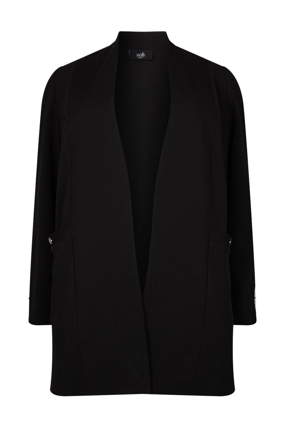 tailored longline jacket