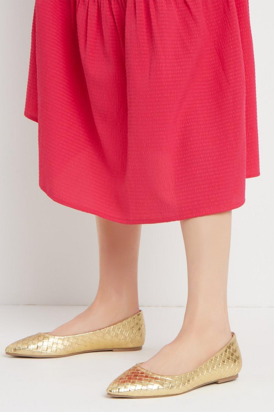 Penelope Woven Pointed Pump