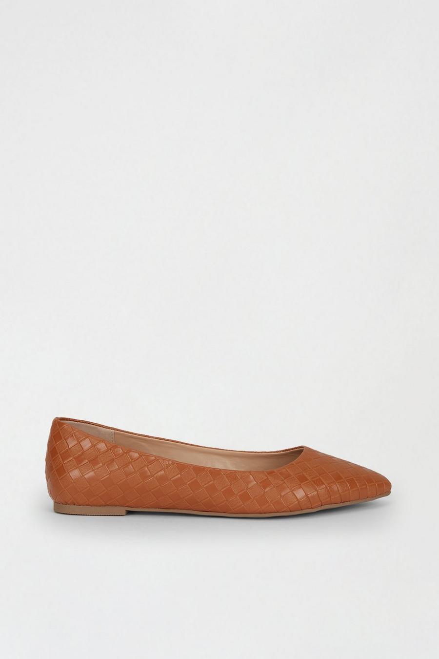 Penelope Woven Pointed Pump