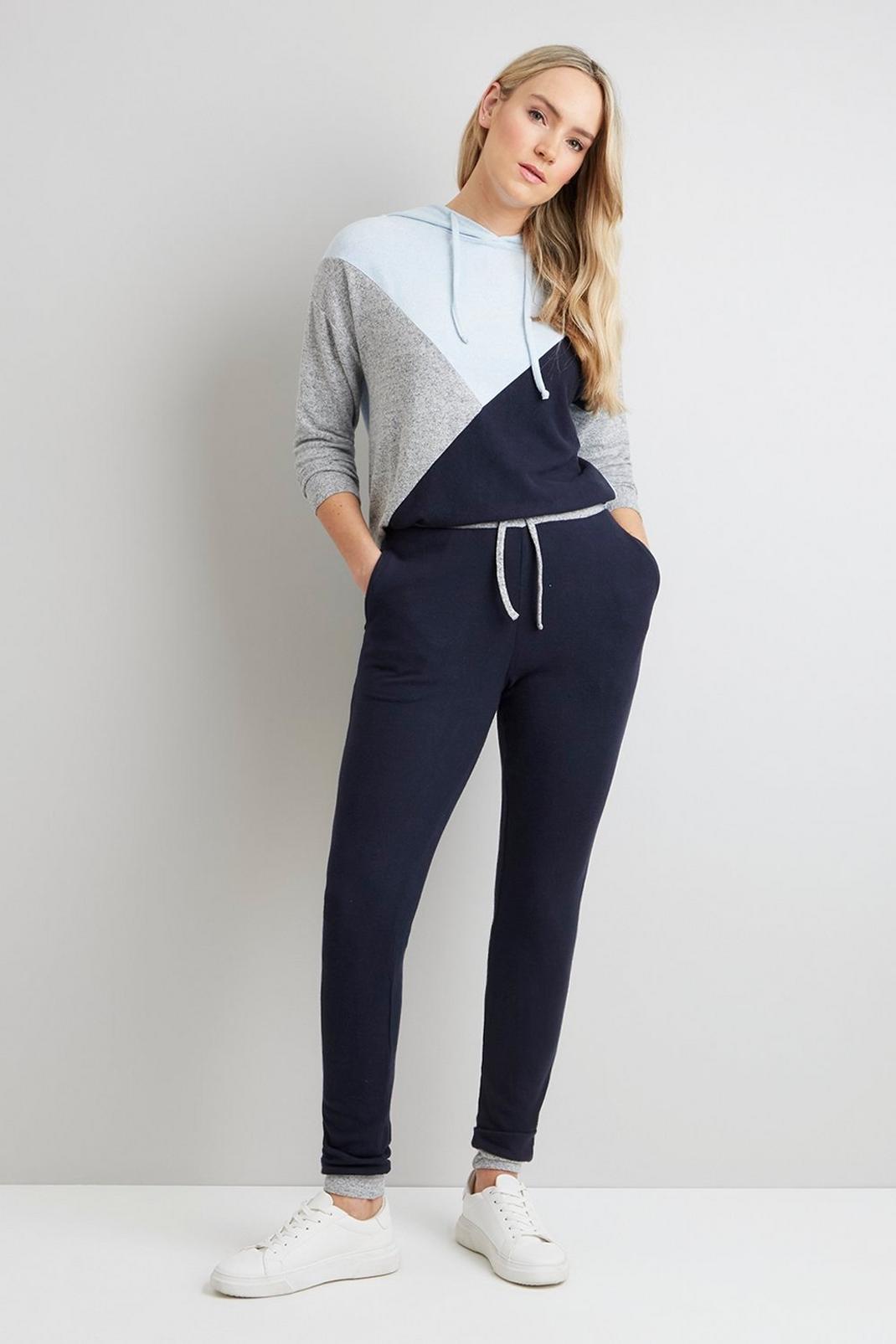 Navy Tall Soft Jogger image number 1
