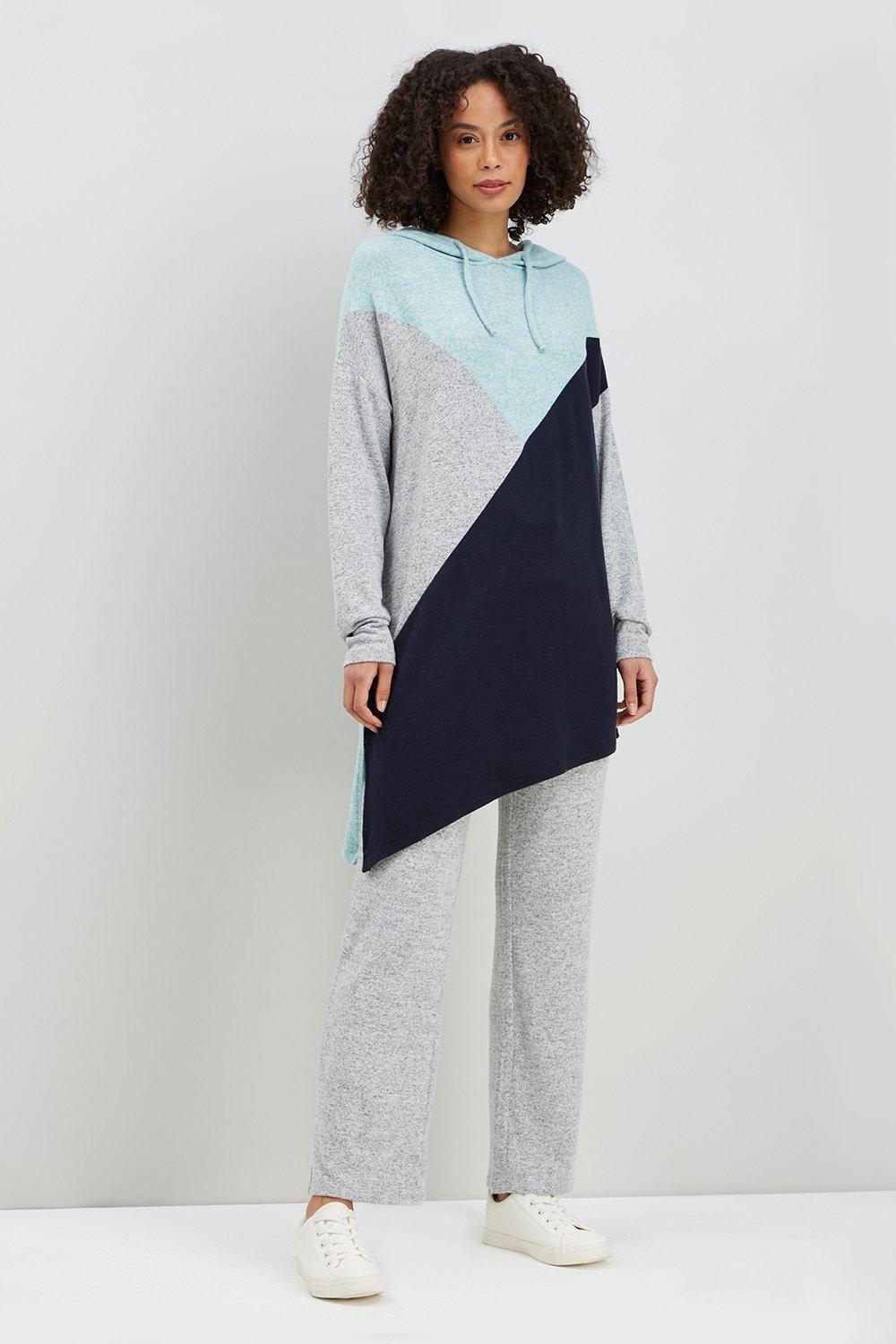 ☆sacai☆ colour block asymmetric hoodie | www.innoveering.net