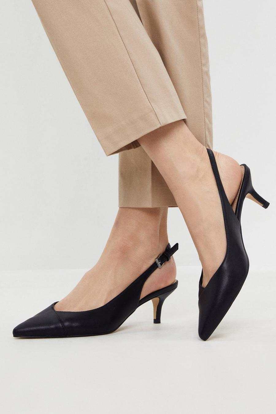 Eloise Pointed Sling Back Courts