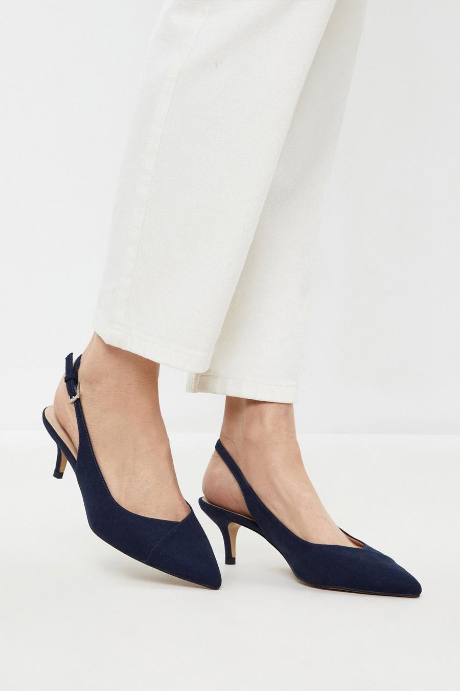 Eloise Pointed Sling Back Courts