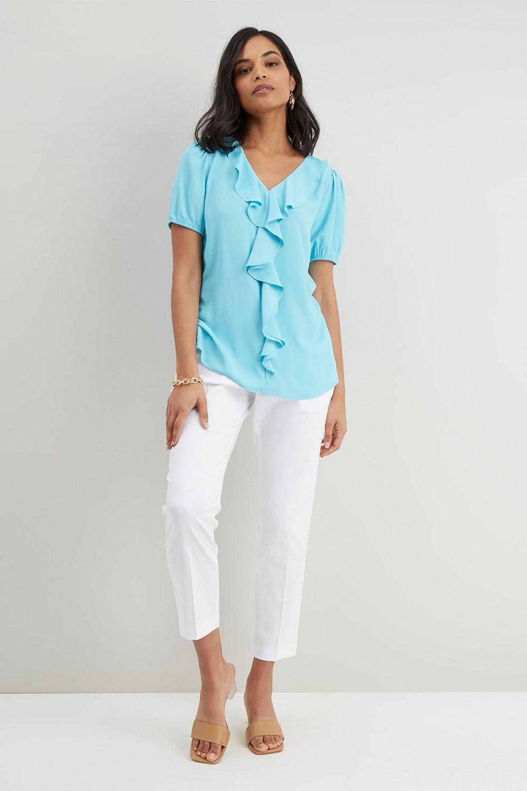 106 Petite Ruffle Shell Top image number 2
