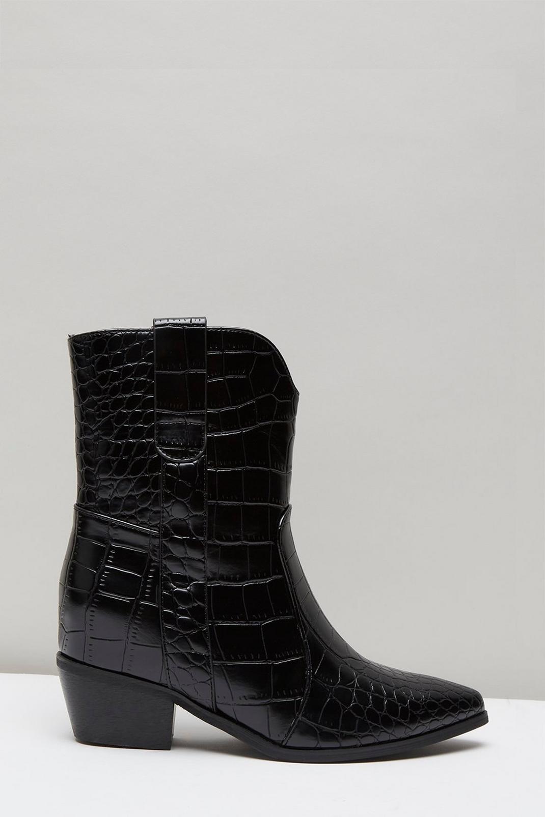 105 Alexis Croc Detail Western Boot image number 2